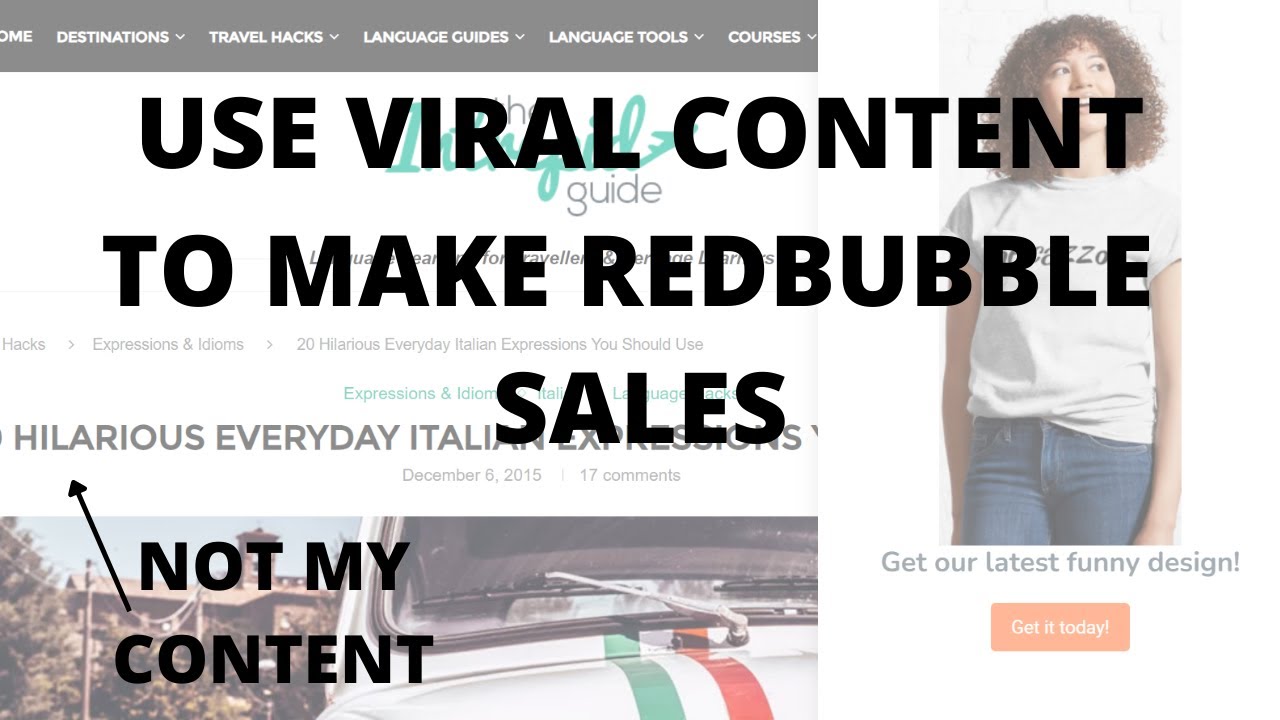 INCREASE REDBUBBLE SALES WITH THIS ONE SIMPLE METHOD - TUTORIAL