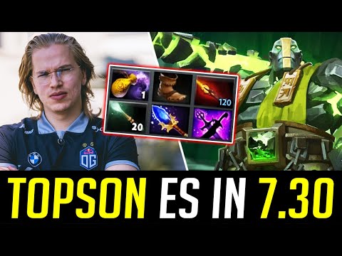 Topson EARTH SPIRIT in 7.30 Looks Like DOTA 2
