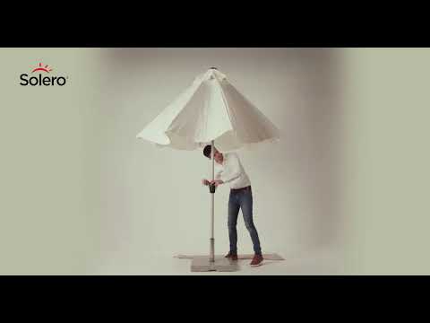 Solero® Teatro Pro – Gartenschirm – Ø270 cm rund