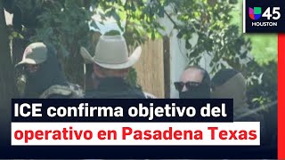 ICE aclara que operativo en Texas solo buscaba arrestar a indocumentado con tres ingresos ilegales