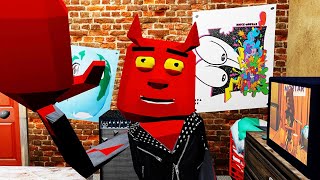 Music video thumbnail preview for Brick + Mortar – Hangman Comes (Official Music Video) Directed + Animated by @FREAKBAiT by Hangman
