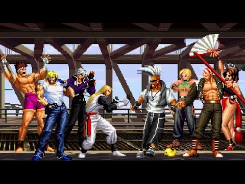 [KOF Mugen] Memorial | Andy, Terry, Joe, Rock vs Duck, Blue Mary, Billy, Mai Shiranui  [ 4vs4 ]