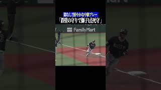 【超鉄壁】”無駄ゼロ”パーフェクト中継プレー #shorts
