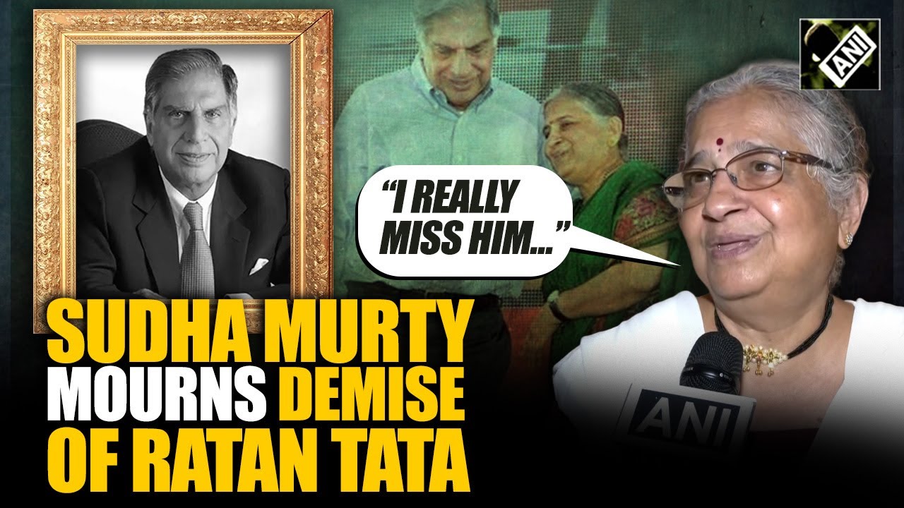 ‘End of era for me…” Rajya Sabha MP Sudha Murty mourns the demise of Ratan Tata