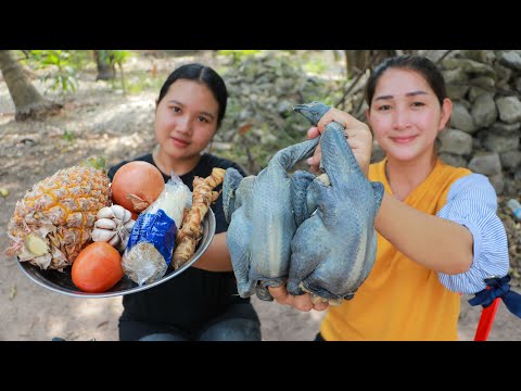 Amazing Black Chicken Tom Yum Soup - Black Chicken Soup Recipe -  Cooking With Sros