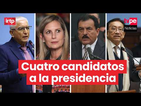 Estos son los candidatos a liderar el Congreso y que podrían asumir la presidencia