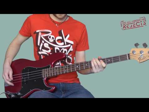 The All-American rejects - Gives you Hell [bass cover]