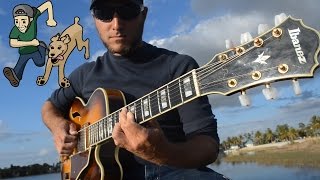 Video thumbnail for Walk in the Park - Dean Murphy - Ibanez AF207 by Dean Murphy
