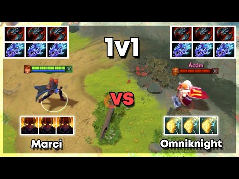 Marci vs Omni with 3x Satanic and 3x Moon Shards - Dota 2 1v1