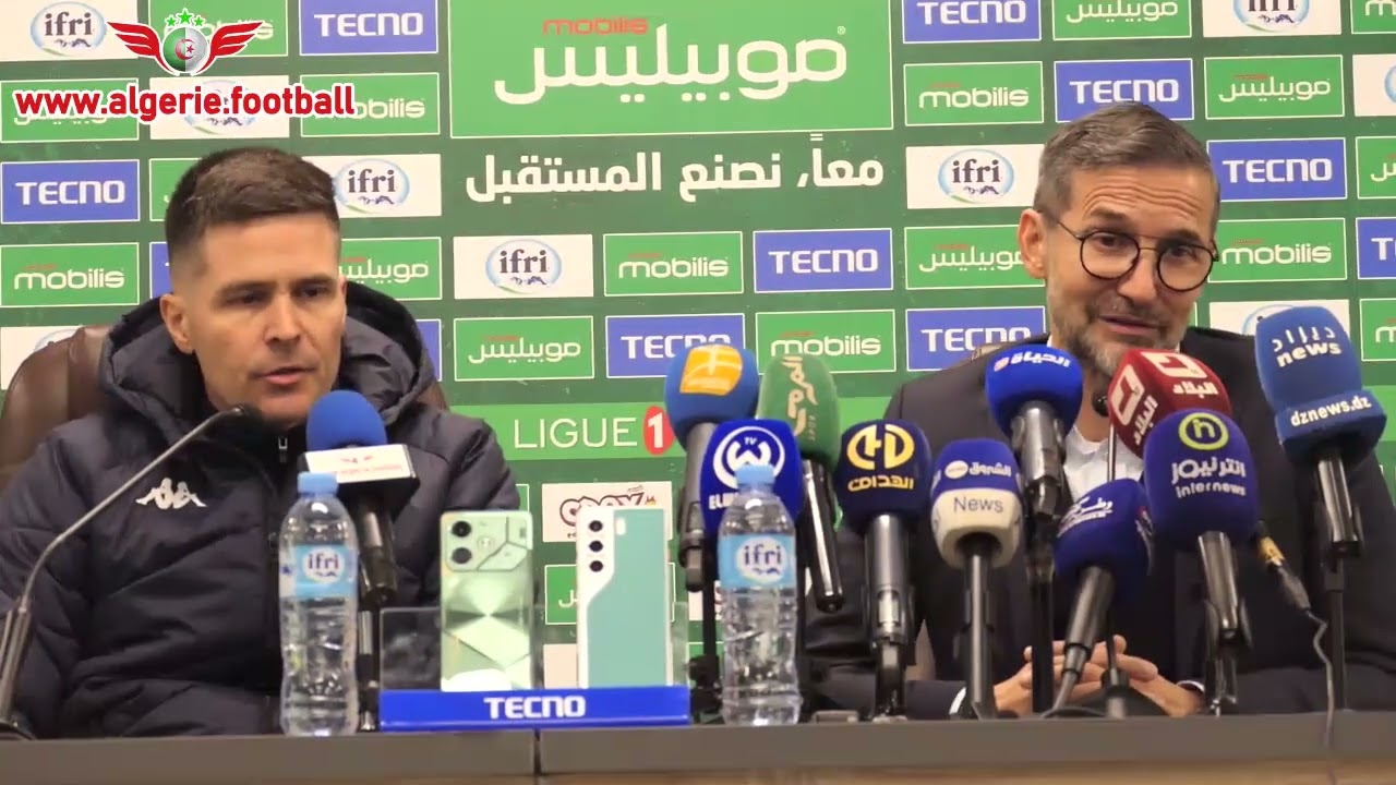 Vidéo Ligue 1 Mobilis - ALGERIE : JS Kabylie - MC Alger La réaction de Zinnbauer