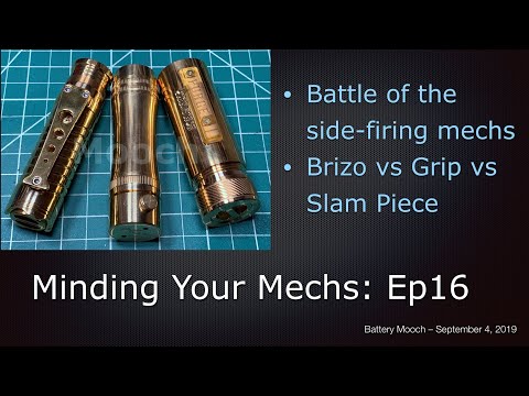 Minding Your Mechs Ep016 – Battle of the Brass Side-Firing Mechs – Brizo vs Grip vs Slam Piece