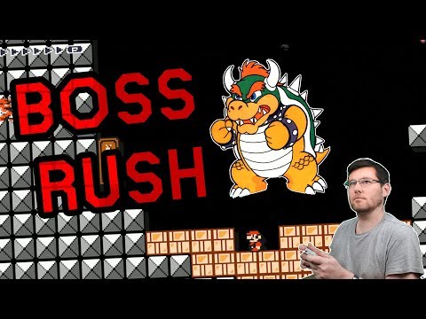 A BOSS RUSH level | Super Mario Maker