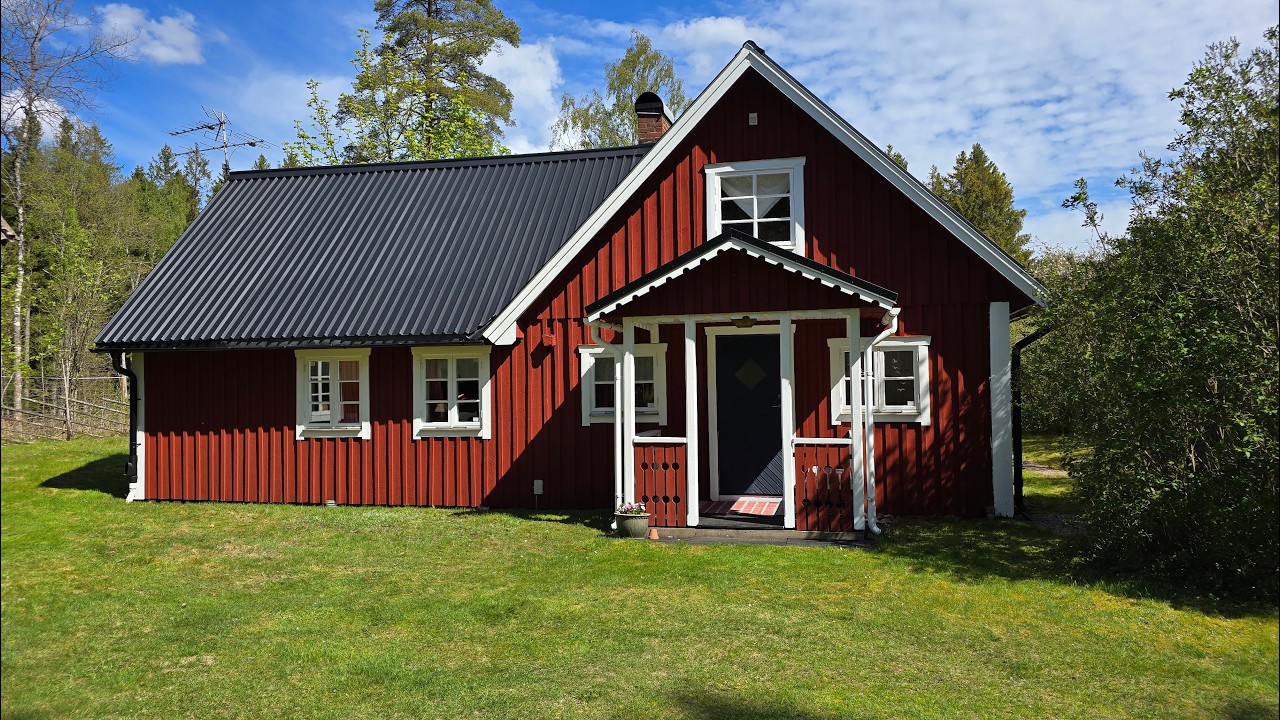6 rum Vinterbonat fritidshus på Trälshult 65 Laholms kommun - video