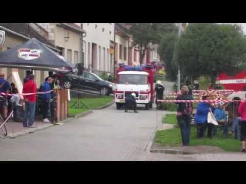 Hasičská soutěž Velatice 24.8.2014 družstvo Račice