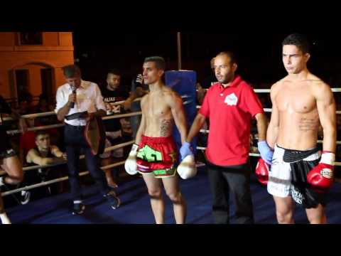 Karl McBlain Vs Lorenzo Piras WKN Thai Boxing title in Sardinia -VIDEO