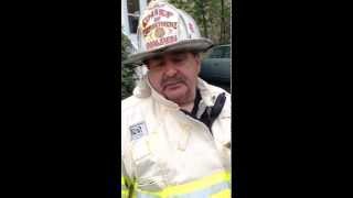 preview picture of video 'Malden Fire Chief Jack Colangeli Updates Public on Converse Ave Fire'