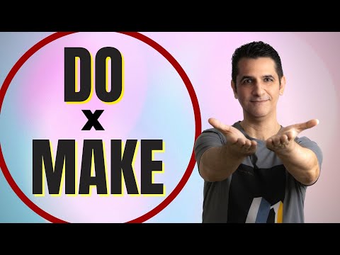 Quando usar MAKE e DO: a diferença entre MAKE e DO em Inglês