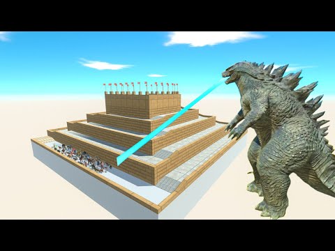 Escape From Godzilla 2014 - Last Survivor - Animal Revolt Battle Simulator