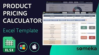 Product Pricing Calculator Excel Template | Calculate your Final Sales Price!