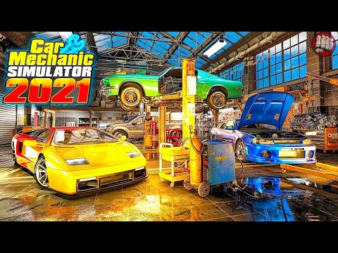 O NOVO JOGO de OFICINA MECÂNICA!!! - Car Mechanic Simulator 2021