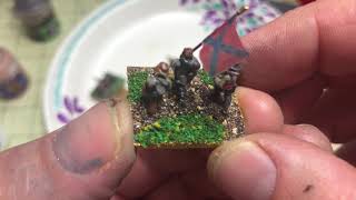 ACW Miniatures Painting Tutorials Rebel Infantry Command Stands