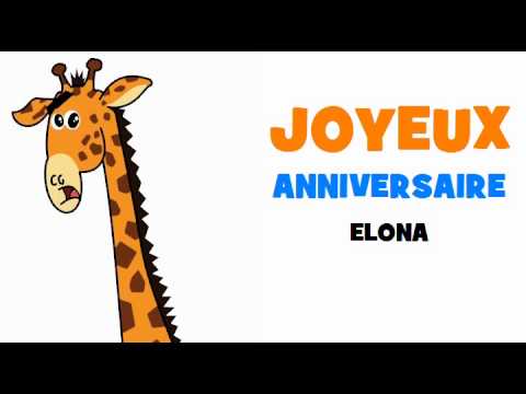 JOYEUX ANNIVERSAIRE ELONA!
