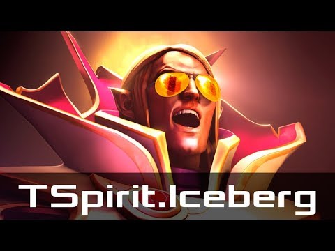 TSpirit.Iceberg — Invoker, Mid Lane (Aug 12, 2017) | Dota 2 patch 7.06 gameplay