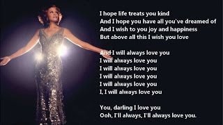 Whitney Houston - I Will Always Love You (Backing Track)