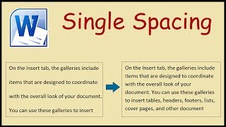 How to reduce space between lines Microsoft Word (Single Space)