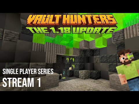ENDER DRAGON DEFEAT! (and we ran 9 vaults) - Vault Hunters 1.18 Single Player Series - Stream 1