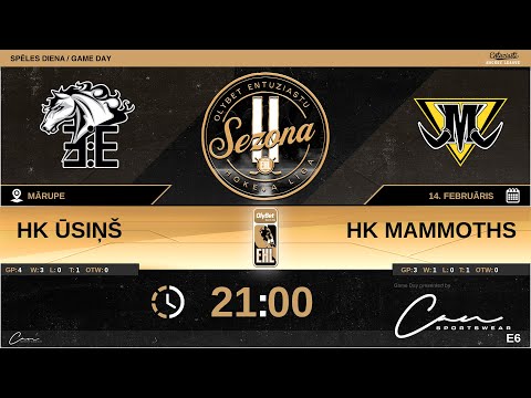 2022 02 14 HK Ūsiņš - HK Mammoths