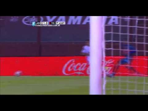 Lanús se salvó de milagro.Lanús 1 Tigre 0.Fecha 12.Torneo Primera División 2015.FPT