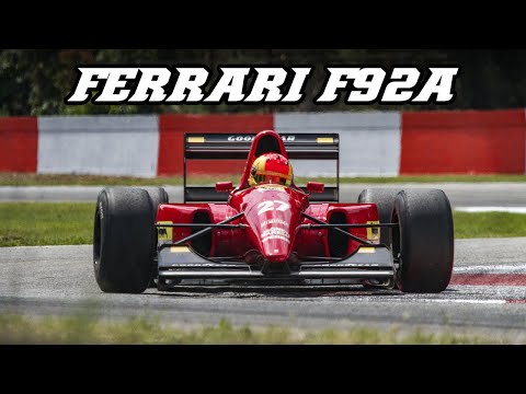 1992 Ferrari F92a - 735hp screaming V12 at Zolder