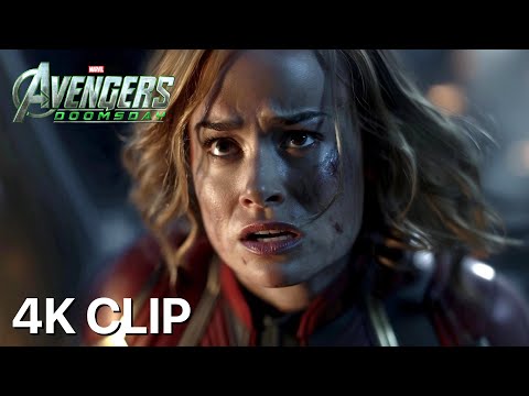 The Death of Captain Marvel Scene | Avengers: Doomsday | 4K Clip