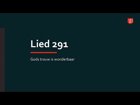 Lied 291 Gods trouw voor mij is wonderbaar (Brass)