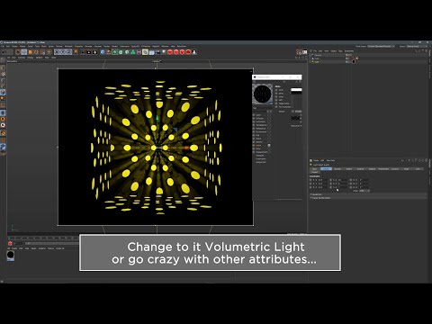 Use Materials on Lights C4D Quick Tip