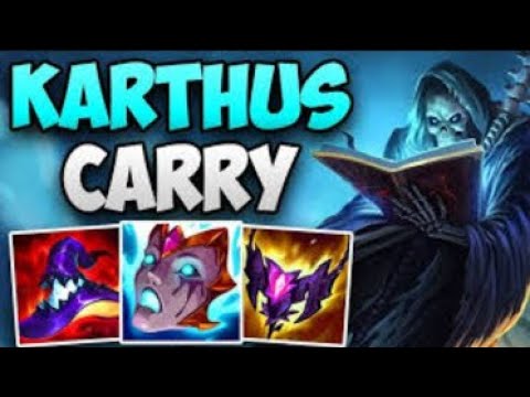 Karthus vs Warwick Jungle, no commentary, League of Legends