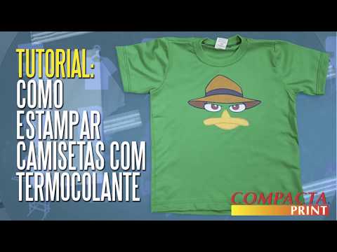 Tutorial: Como Estampar com a Técnica do Termocolante / Prensa Plana / Compacta Print