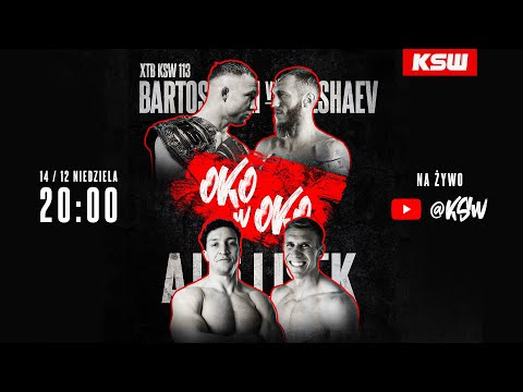KSW: Bartosiński vs Tulshaev i AJ vs Lisek – OKO W OKO przed XTB KSW 113 w Łodzi