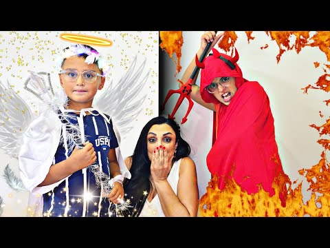 ANGEL & DEVIL RULE MY LIFE FOR A DAY!!