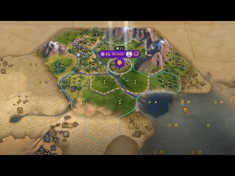 Perfect mountain range - Lp Civ 6 Rome Ep.1