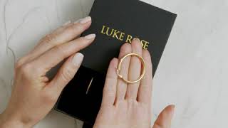 35mm 9ct Gold Hollow Hoop Earrings