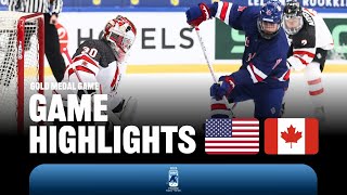 Хоккей Highlights: USA vs Canada | 2024 #U18MensWorlds