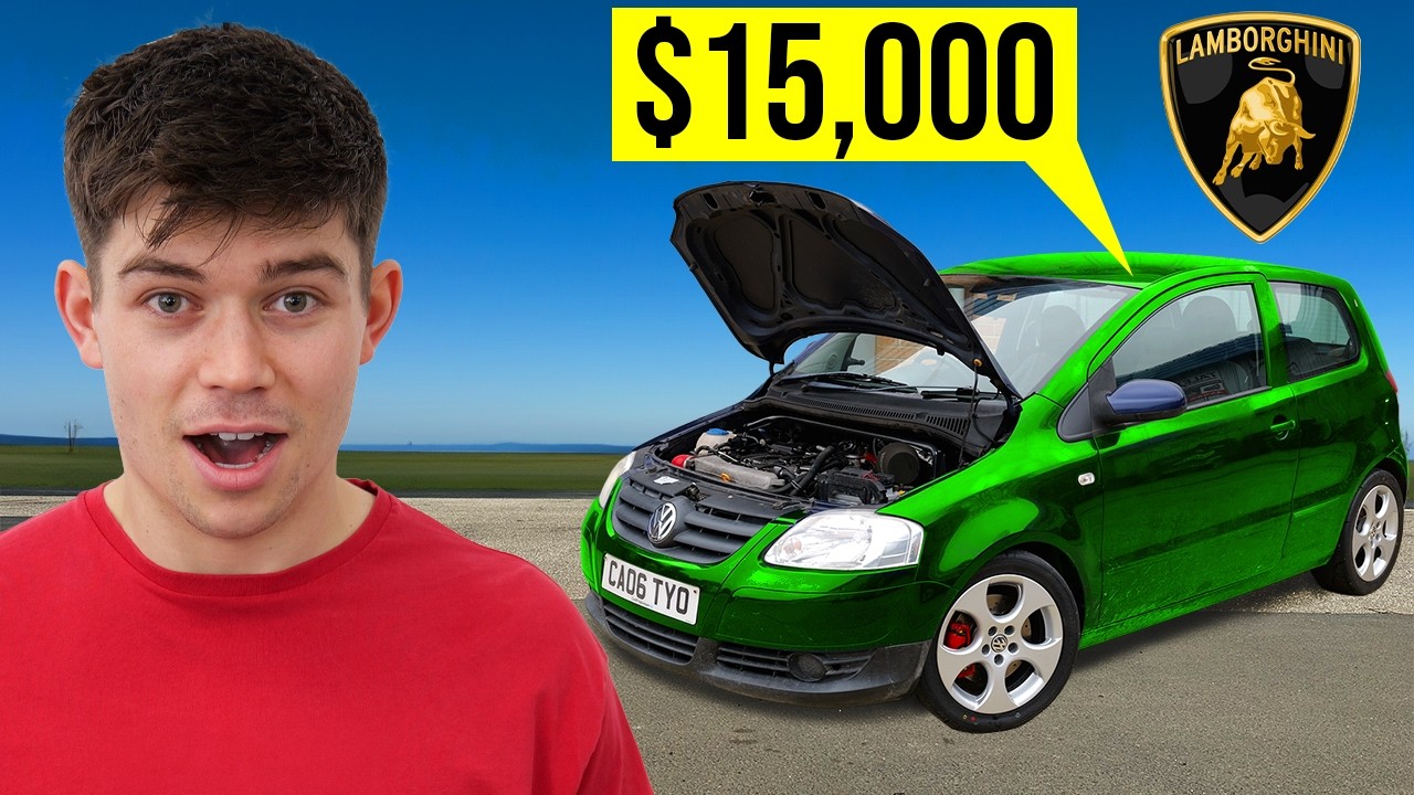PAINTING A $15,000 LAMBORGHINI COLOUR ON MY CHEAP VOLKSWAGEN