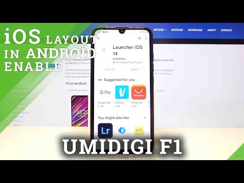 How to Download and Install iOS launcher in UMIDIGI F1 – Apple Layout