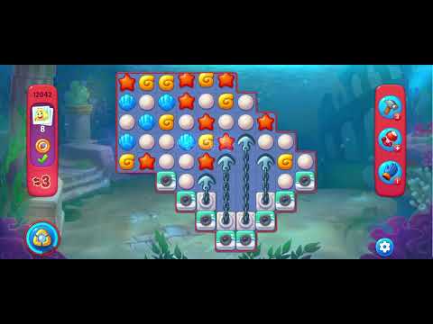 @Fishdom Hard Level 12042, It's Really Hard. I Passed After Hundreds of Trying Without Power Up. 😅