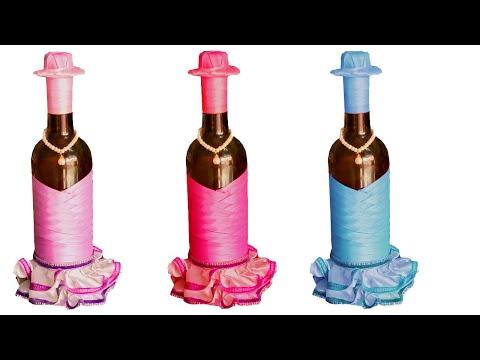 YouTube video about: How to decorate a wine bottle with ribbon?