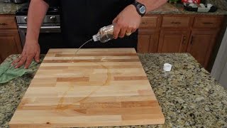How To Oil Treat Your Cutting Board & More....