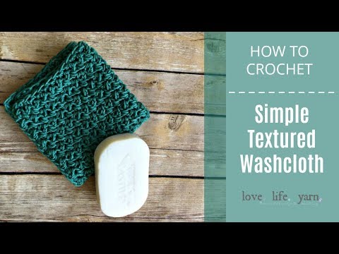 Create A Lovely Textured Washcloth Using This Easy Pattern