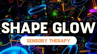 Colourful Floating Shapes and Relaxing Music || Autism Sensory Therapy